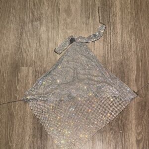 Windsor Silver Sequin Tank Top